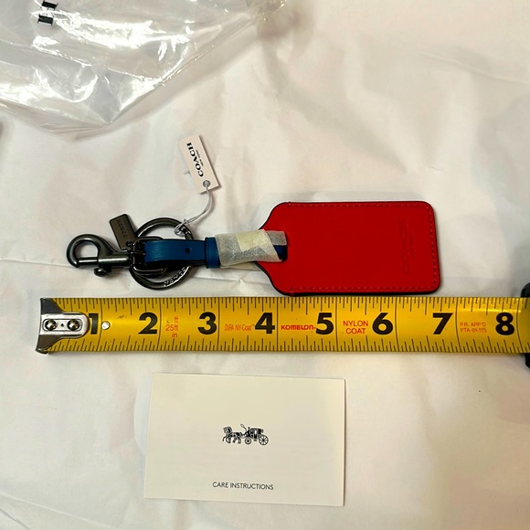 NEW Coaxh Luggage Tag Color Bock Unisex - Picture 13 of 14